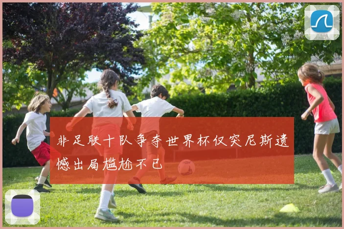 非足联十队争夺世界杯仅突尼斯遗憾出局尴尬不已